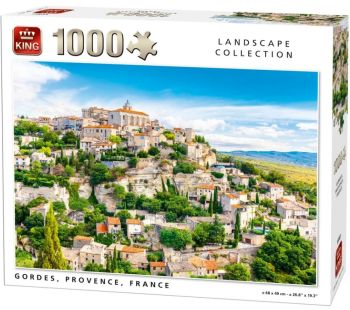 KING55981 - Puzzle 1000 Pieces Gordes Provence in France
