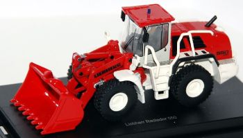 SCH26029 - Wheel loader LIEBHERR 550 red Scale: 1/87