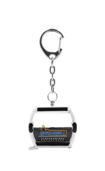 JC80132 - White OMEGA gondola keyring - HIGH LINER