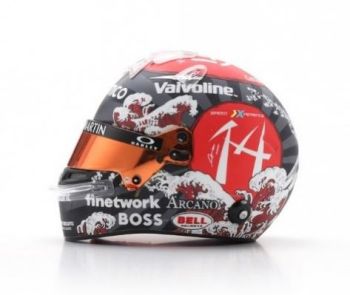 SPA5HF178 - 2024 Japanese GP HELMET - ASTON MARTIN Aramco F1 Team - Fernando ALONSO