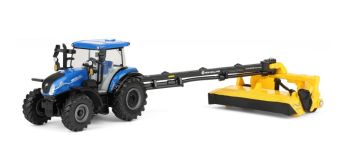 ERT61039 - NEW HOLLAND Powerstar 120 with rear mower 313 plus Farm Show 2026 - Prestige Collection