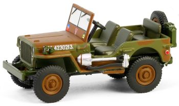 GREEN61050-A - JEEP Willys MB 1942 1st Canadian Tank Brigade from the BATAILLON 64 series in blister pack