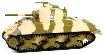 GREEN61050-B - SHERMAN M4 US Army tank 756th Battalion 1944 from the BATAILLON 64 series in blister pack
