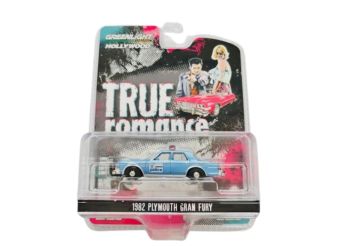 GREEN62040-D - PLYMOUTH Gran Fury 1982 Police from the film TRUE ROMANCE in blister pack
