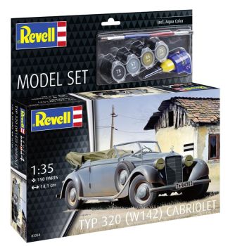 REV63354 - MODEL SET - Type 320 Cabriolet to be assembled with paint