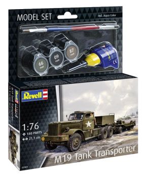 REV63364 - MODEL SET - M19 tank transporter to assemble with paint