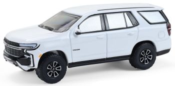 GREEN68070-E - CHEVROLET Tahoe 2024 in white from the SHOWROOM FLOOR series in blister pack