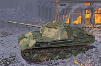DRA6913 - PANTHER G battle tank with turret armor Premium Edition to be assembled and painted