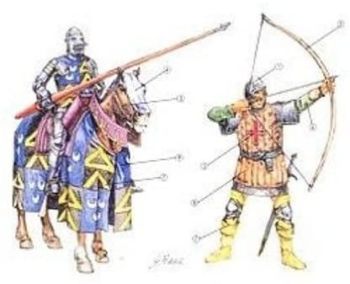 ITA6027 - English Knights and Archers to paint