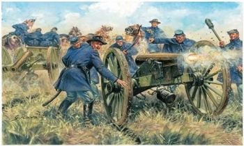 ITA6038 - Union artillery to assemble and paint