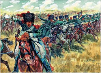 ITA6080 - French light cavalry to paint