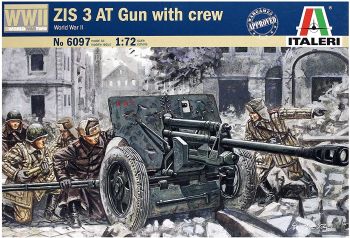ITA6097 - ZIS 3 AT Gun with minions to assemble and paint