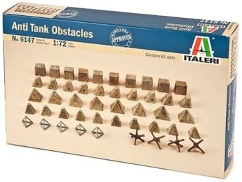 ITA6147 - Anti-tank obstacles to assemble and paint