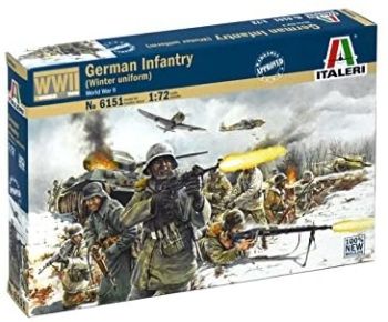 ITA6151 - German infantry (winter uniform) to paint