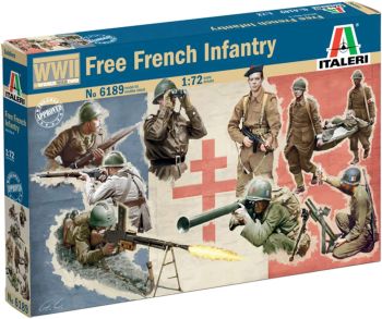 ITA6189 - Free French infantry to paint