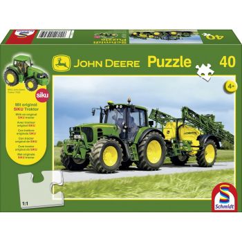 PUZ55625 - Puzzle 40 pieces JOHN DEERE 6630 With sprayer 732 JOHN DEERE 36.1 x 24.3 cm