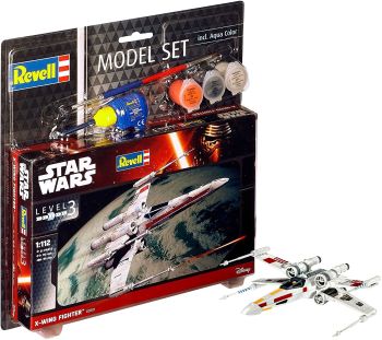 REV63601 - Model Set X-wing Fighter STAR WARS with paint to assemble