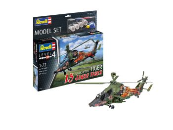 REV63839 - MODEL SET EUROCOPTER TIGER 15 YEARS TIGER with painting to assemble