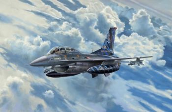 REV63844 - Model set Airplane Lockheed Martin F-16D Tigermeet 2014 with painting to assemble