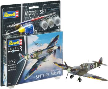 REV63897 - Model set Supermarine Spitfire M with painting to assemble