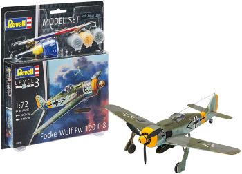 REV63898 - Model Set Focke Wulf Fw190 F-8 with painting to assemble
