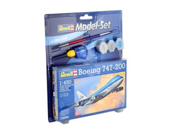 REV63999 - Model set Boeing 747-200 with painting to assemble