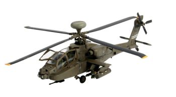 REV64046 - AH-64D Apache Helicopter with Buildable Paint