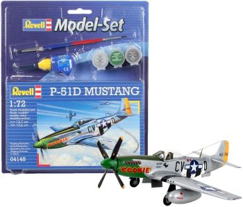 REV64148 - Model set P-51D Mustang with painting to assemble