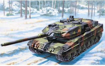 ITA6435 - Leopard 2A6 tank to assemble and paint