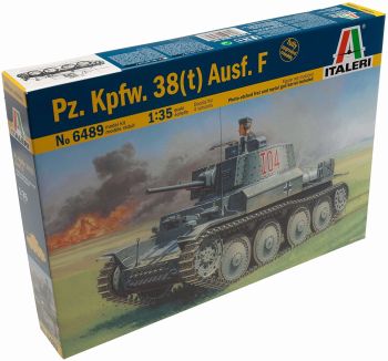 ITA6489 - Tank Pz.Kpfw 38(t) Ausf. F to assemble and paint
