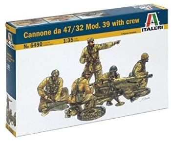 ITA6490 - Accessory 47/32 gun Mod.39 with crew to assemble and paint