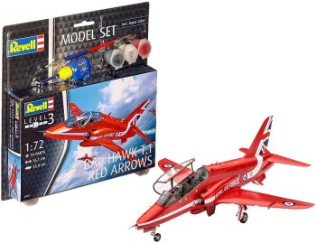 REV64921 - Model set BAe Hawk T.1 Red Arrows with painting to assemble