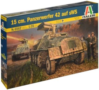 ITA6562 - Vehicle 15cm. Panzerwerfer 42 auf sWS to assemble and paint
