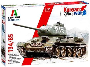 ITA6585 - Tank T-34/85 Korean War to assemble and paint