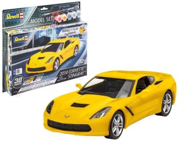 REV67449 - Model set CORVETTE Stingray 2014 with painting to assemble