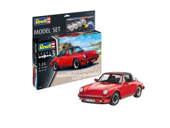 REV67689 - Model Set PORSCHE 911 Carrera 3.2 Targa with paint to be assembled