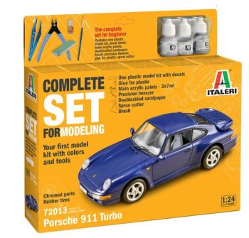 ITA72013 - Starter kit - PORSCHE 911 blue to assemble and paint
