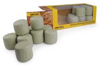 UH7231 - 20 green wrapped round silage bales