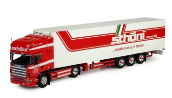 TEK73906 - SCANIA 124 Topline 4x2 with 3-axle refrigerated trailer (SCHONI)