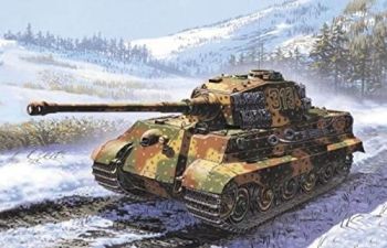 ITA7004 - King Tiger tank to assemble and paint