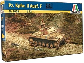 ITA7059 - Char Pz. Kpfw. II Ausf. F to assemble and paint