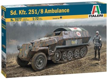 ITA7077 - Ambulance Sd.Kfz.251/8 to assemble and paint