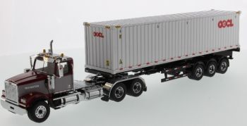 DCM71064 - WESTERN STAR 4900 SF With container and container holder 40 Feet OOCL - AVAILABLE 2 nd QUARTER