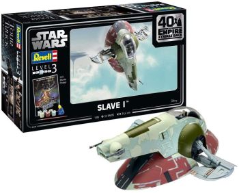 REV05678 - Slave I-40th Anniversary The Empire Strikes Back STAR WARS paint and glue included to assemble and paint