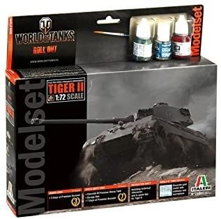 ITA74001 - Starter kit - Tiger II WORLD OF TANKS to assemble and paint