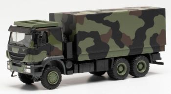 HER746786 - IVECO Trakker 6x6 carrier with camouflage tarpaulin