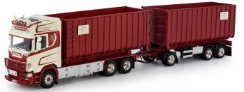TEK75411 - SCANIA S 6x4 carrier with removable skip 1 + 2 NOME axles
