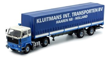 TEK76313 - VOLVO F89 4x2 with tarpaulin trailer 2 Axles KLUITMANS