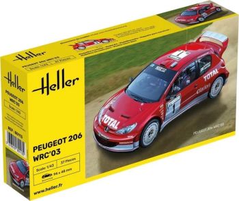HEL80113 - PEUGEOT 206 WRC'03 #1 to assemble and paint