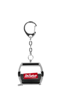 JC80126 - OMEGA gondola keyring in silver - SKIWELT